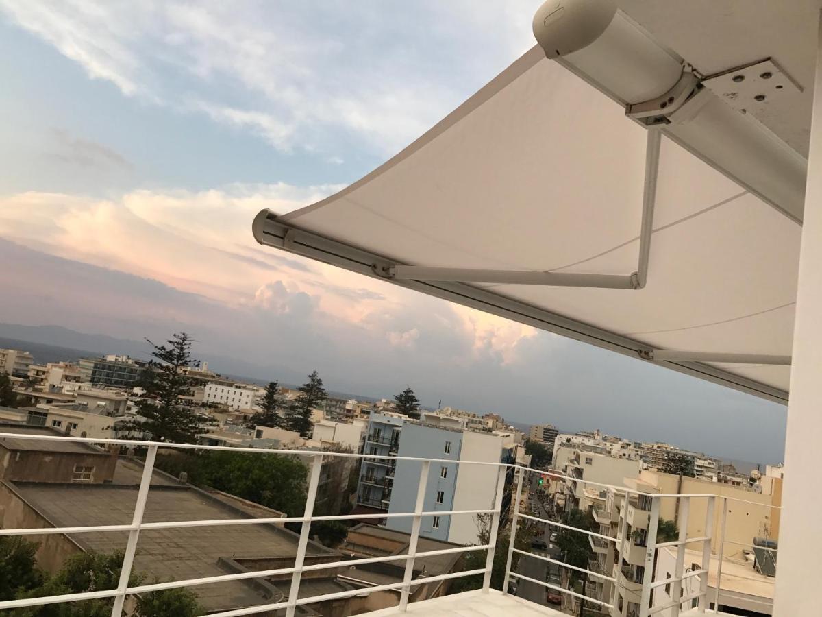 Ferienwohnung Panoramic View - Penthouse Rhodes City Exterior foto