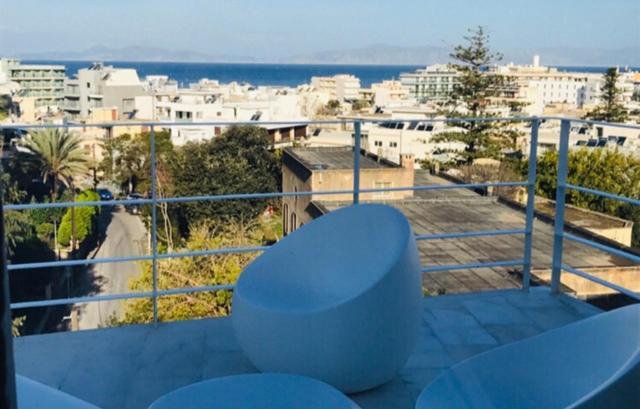 Ferienwohnung Panoramic View - Penthouse Rhodes City Exterior foto