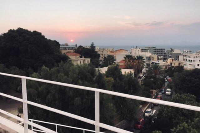 Ferienwohnung Panoramic View - Penthouse Rhodes City Exterior foto
