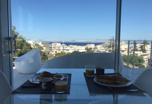 Ferienwohnung Panoramic View - Penthouse Rhodes City Exterior foto